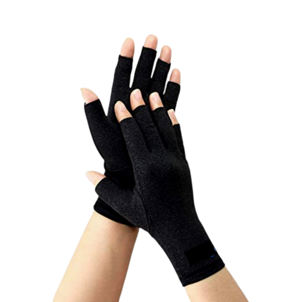 Gants de compression antidouleurs articulaires -Noir - Ozerty