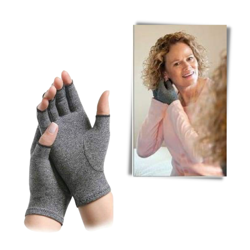 Gants de compression antidouleurs articulaires - Ozerty