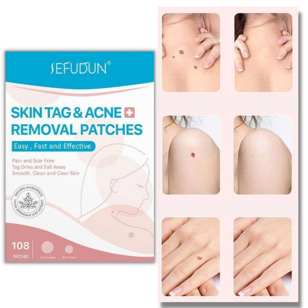 Patch de traitement anti excroissances cutanées - Ozerty