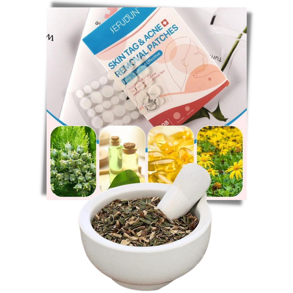 Patch de traitement anti excroissances cutanées - Ozerty