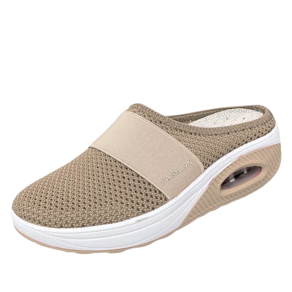 Chaussures à coussin d'air pour diabétiques -Beige - Ozerty