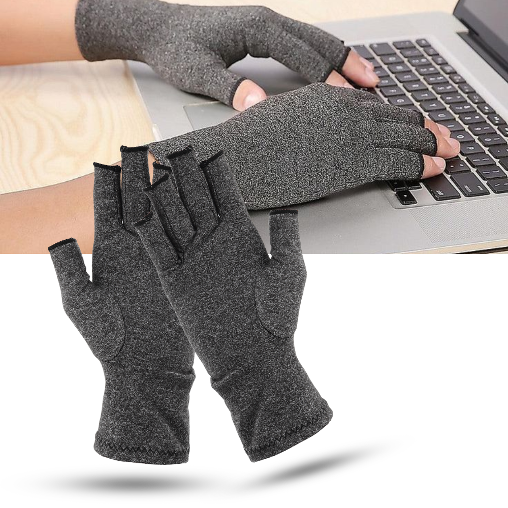 Gants de compression antidouleurs articulaires - Ozerty