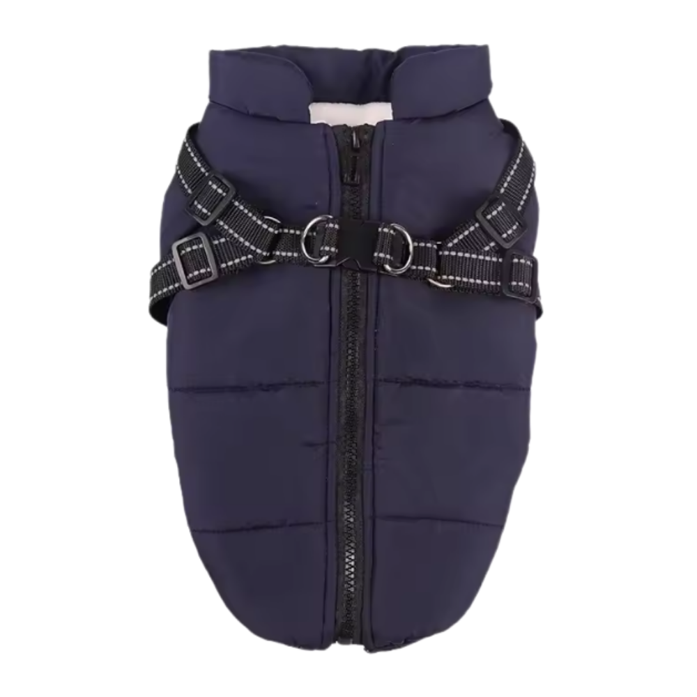 Veste d'hiver confortable pour chien -Bleu - Ozerty