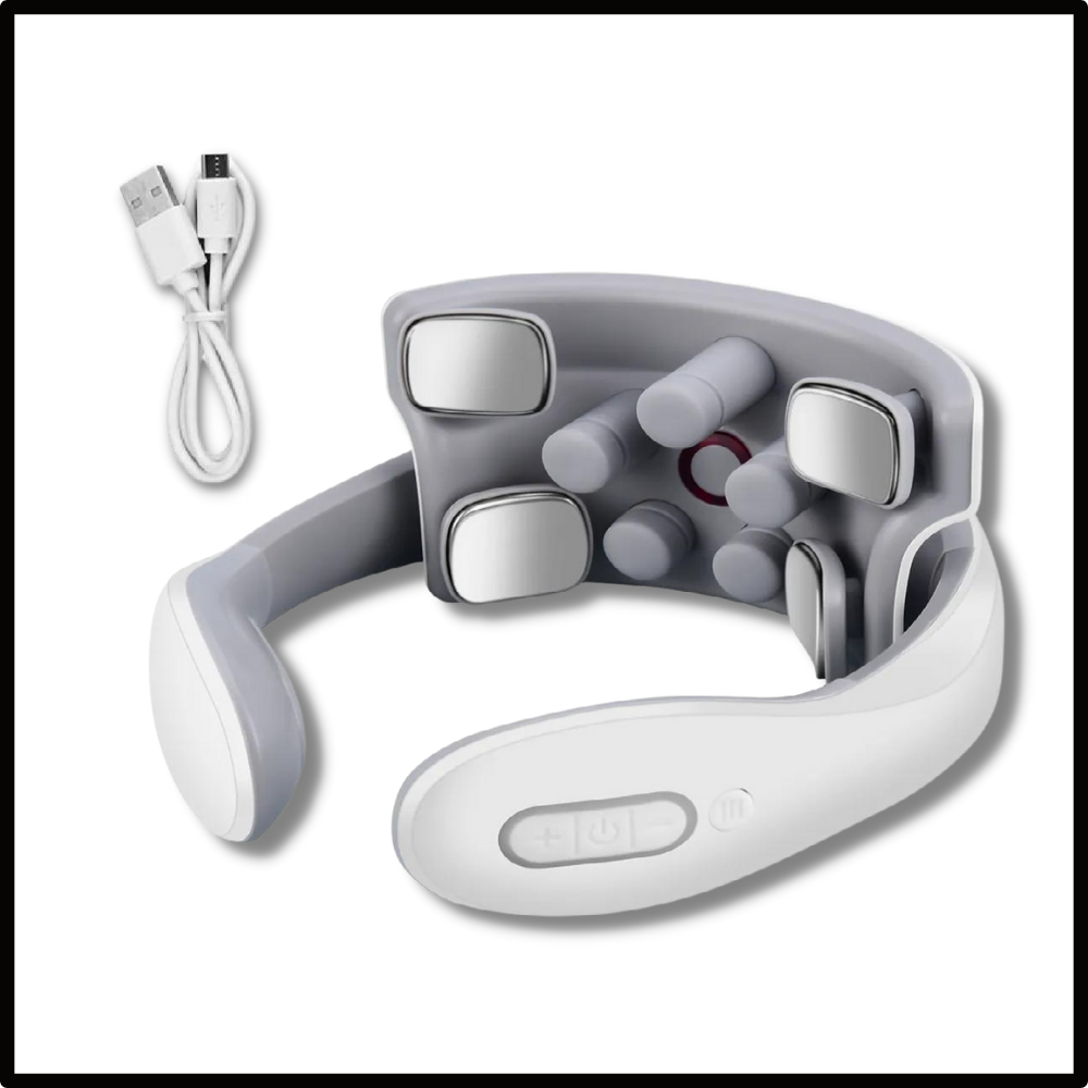 Masseur à quatre têtes pour le cou et les épaules
- Ozerty