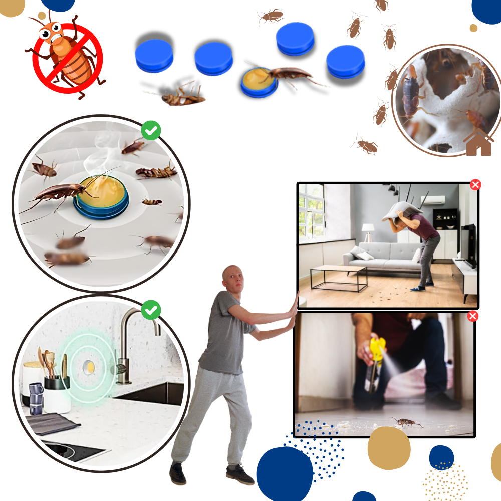 Pièges à blattes sans odeurs
- Ozerty