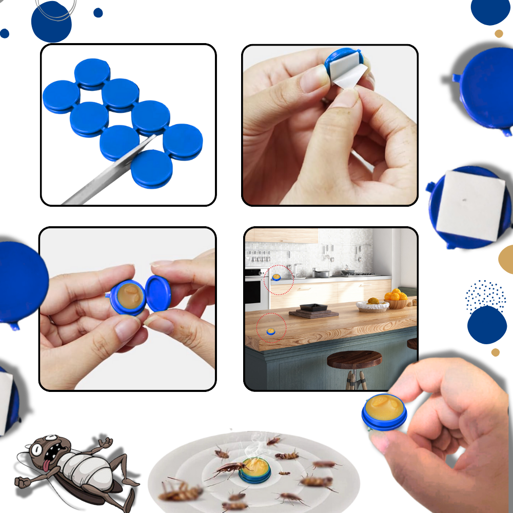 Pièges à blattes sans odeurs
- Ozerty