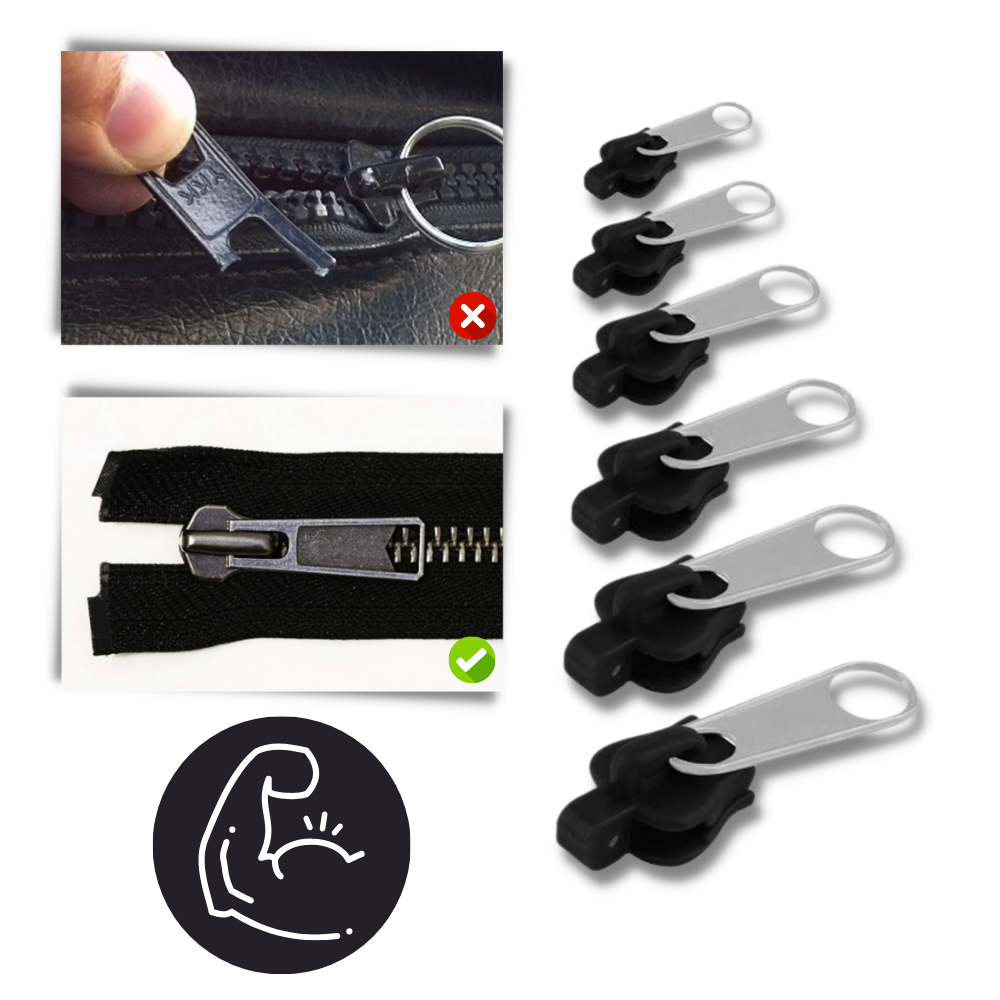 Curseur clipsable pour remplacer les fermetures éclair
- Ozerty