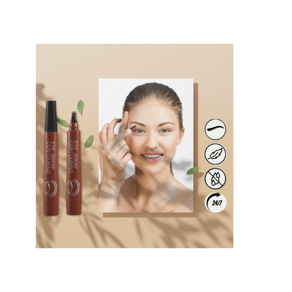 Stylo à sourcils liquide résistant à l'eau - Ozerty