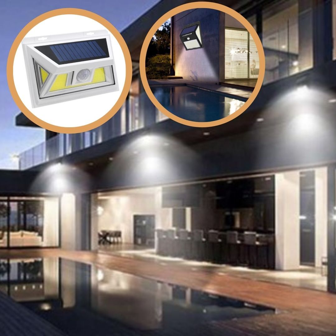 Applique solaire LED étanche avec détecteur de mouvement - Ouistiprix