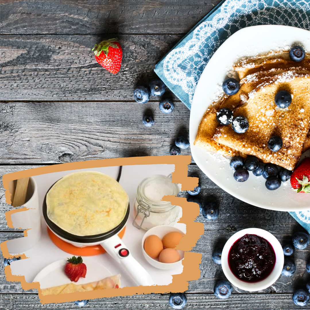 Poêle crêpière électrique