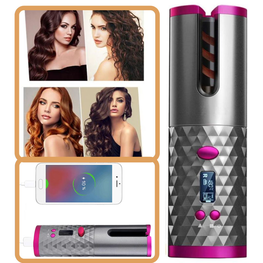 Fer à friser sans fil céramique