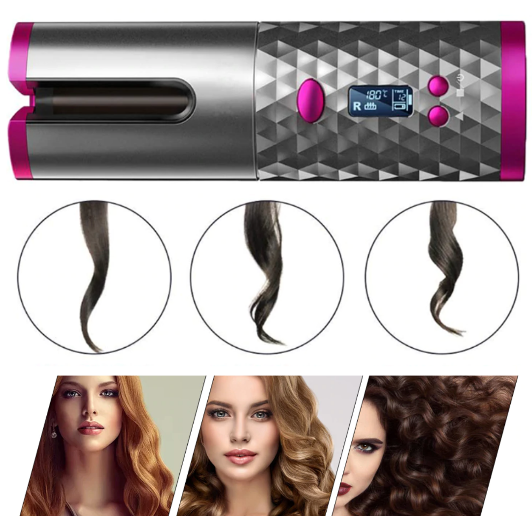 Fer à friser sans fil céramique