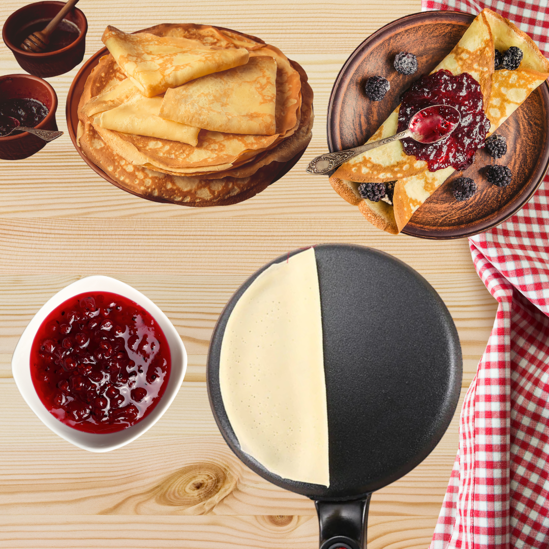 Poêle crêpière électrique