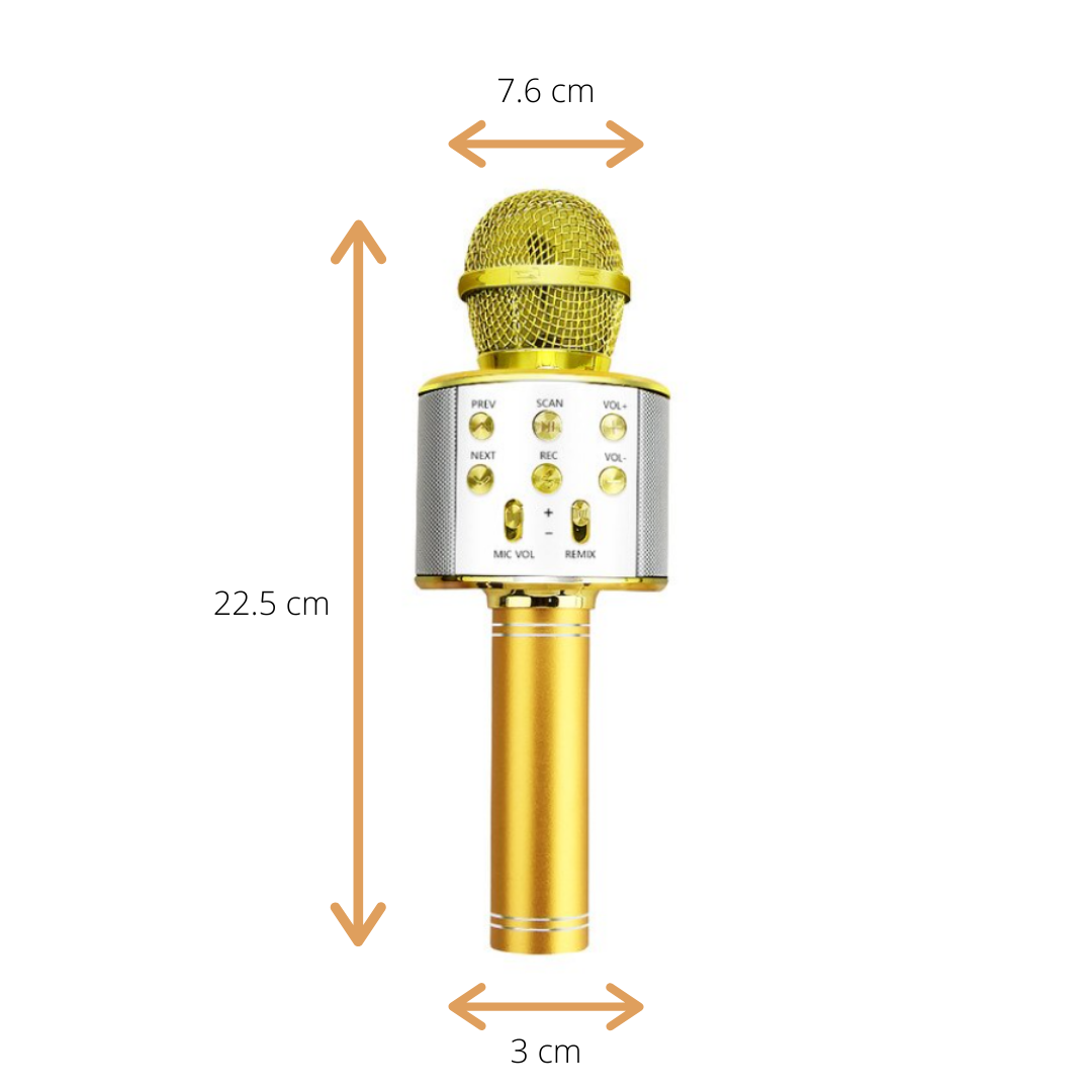 Microphone karaoké sans fil bluetooth