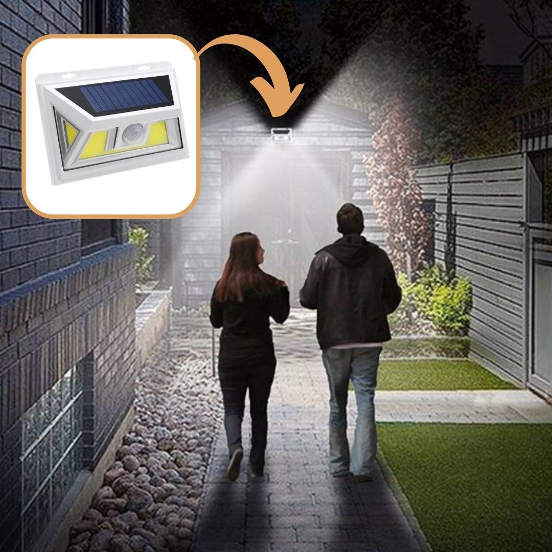 Applique solaire LED étanche avec détecteur de mouvement - Ouistiprix