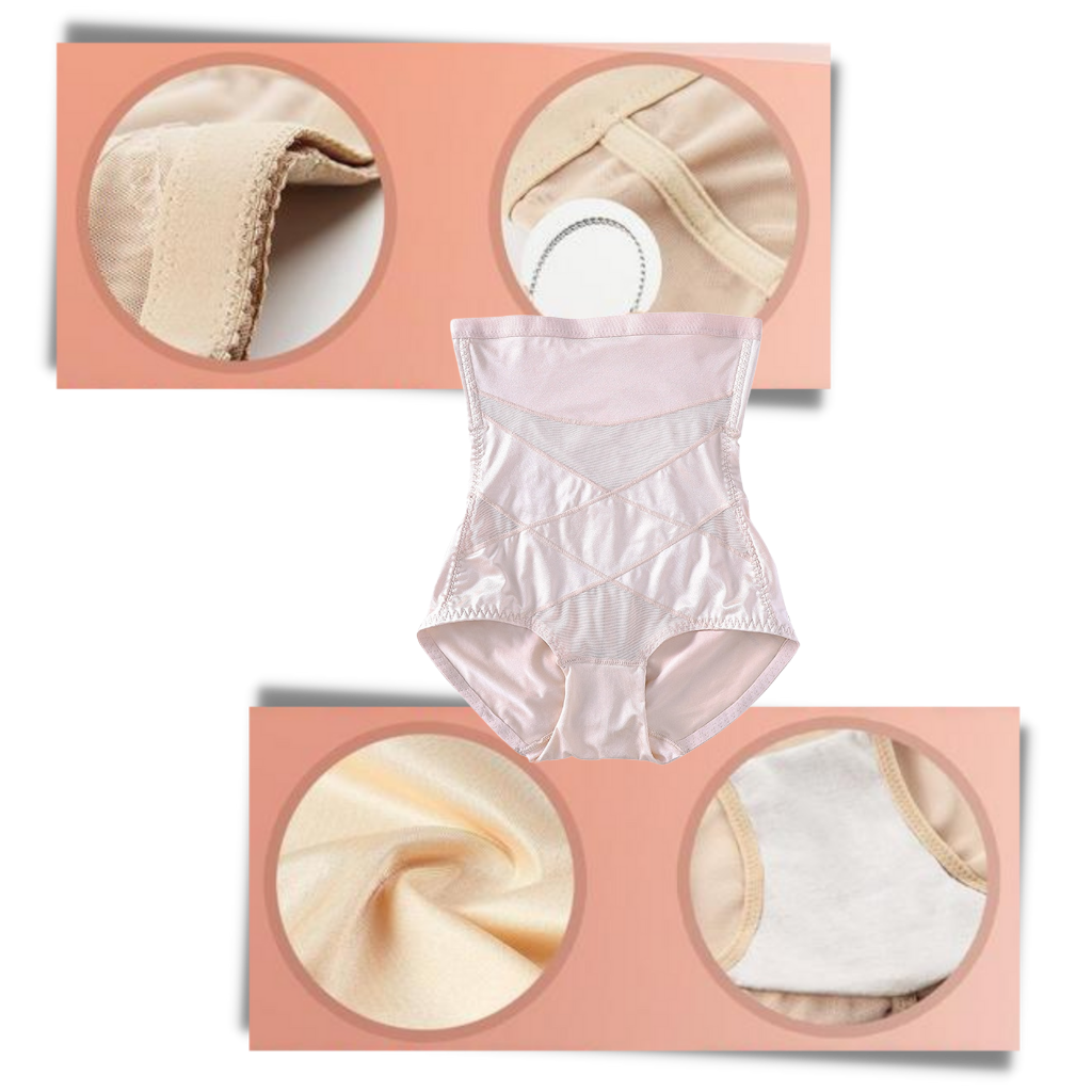 Sous-vêtements de maintien à compression croisée amincissante pour les abdominaux - Ouistiprix