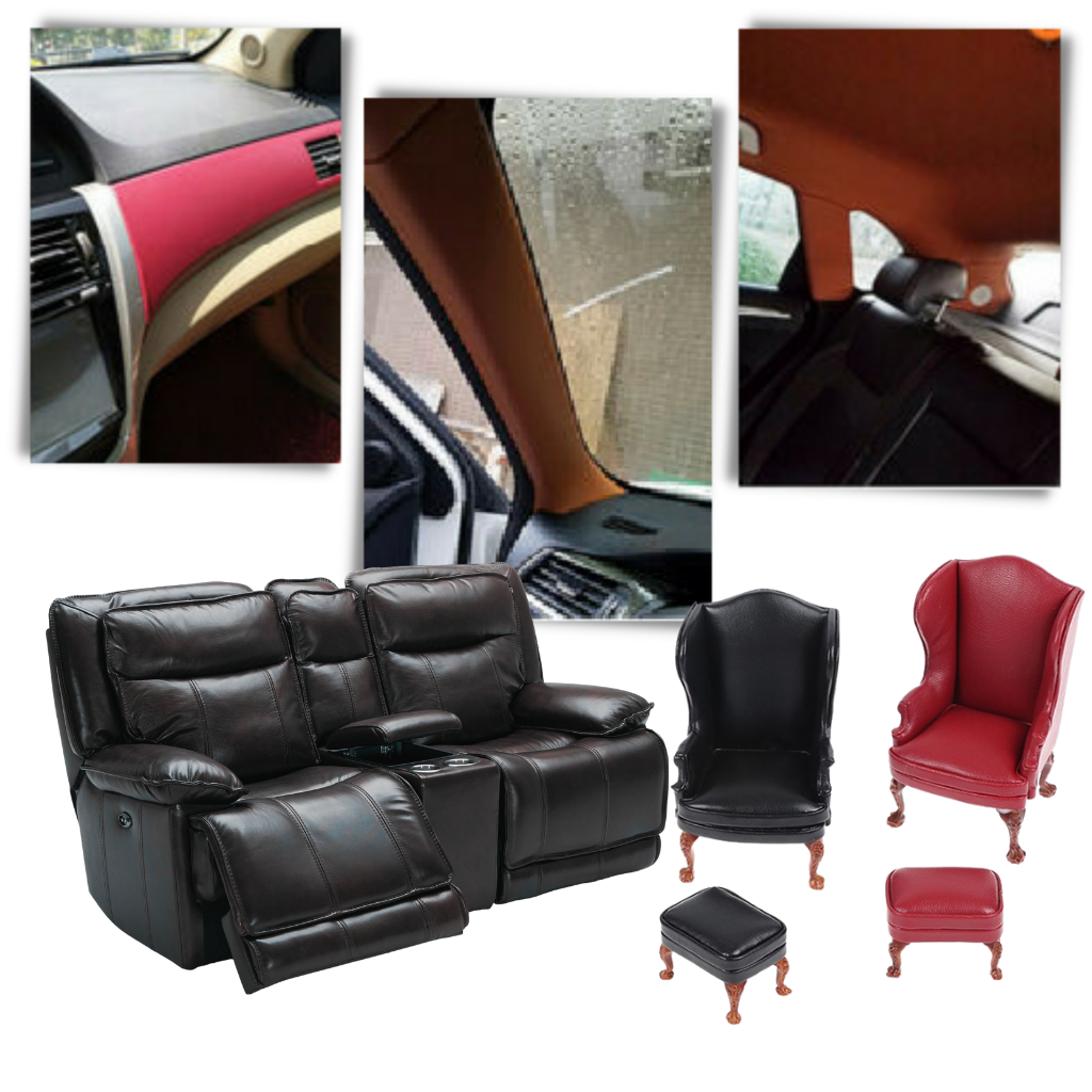 Patch de réparation en cuir auto-adhésif - Ouistiprix