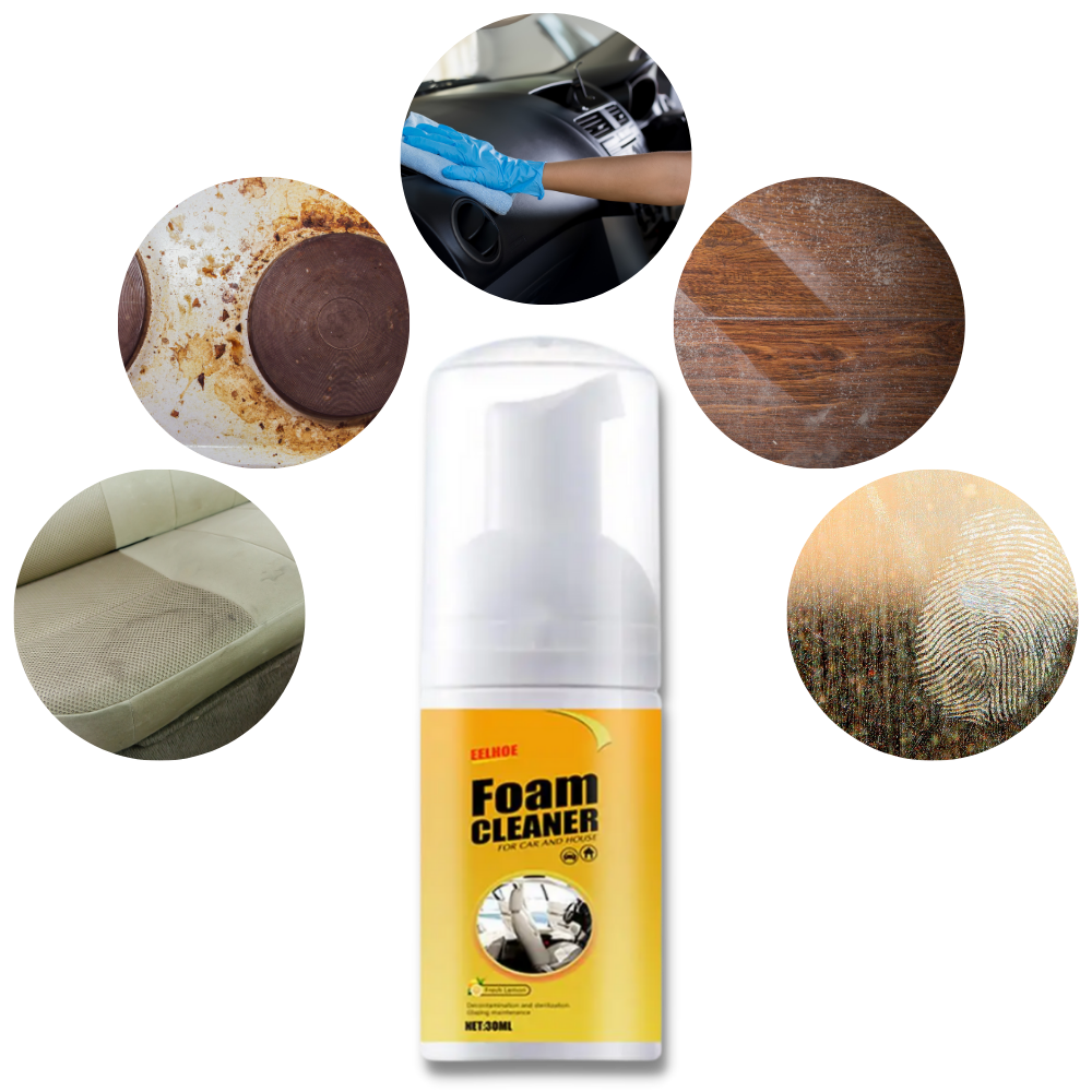 Mousse nettoyante pour voitures - Ouistiprix