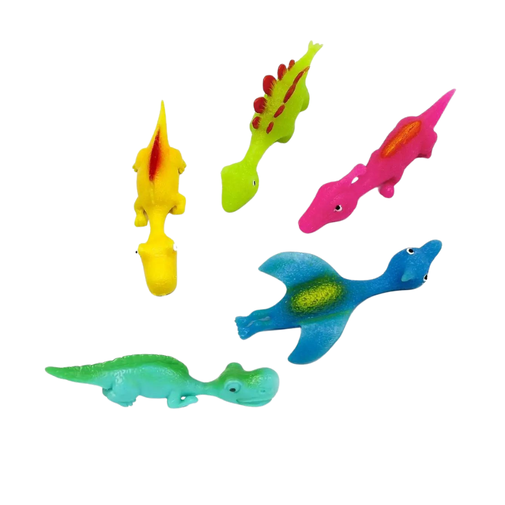 Catapulte Dinosaures collants  -5Pcs - Ouistiprix