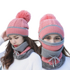 Ensemble bonnet d'hiver (bonnet, écharpe, masque)