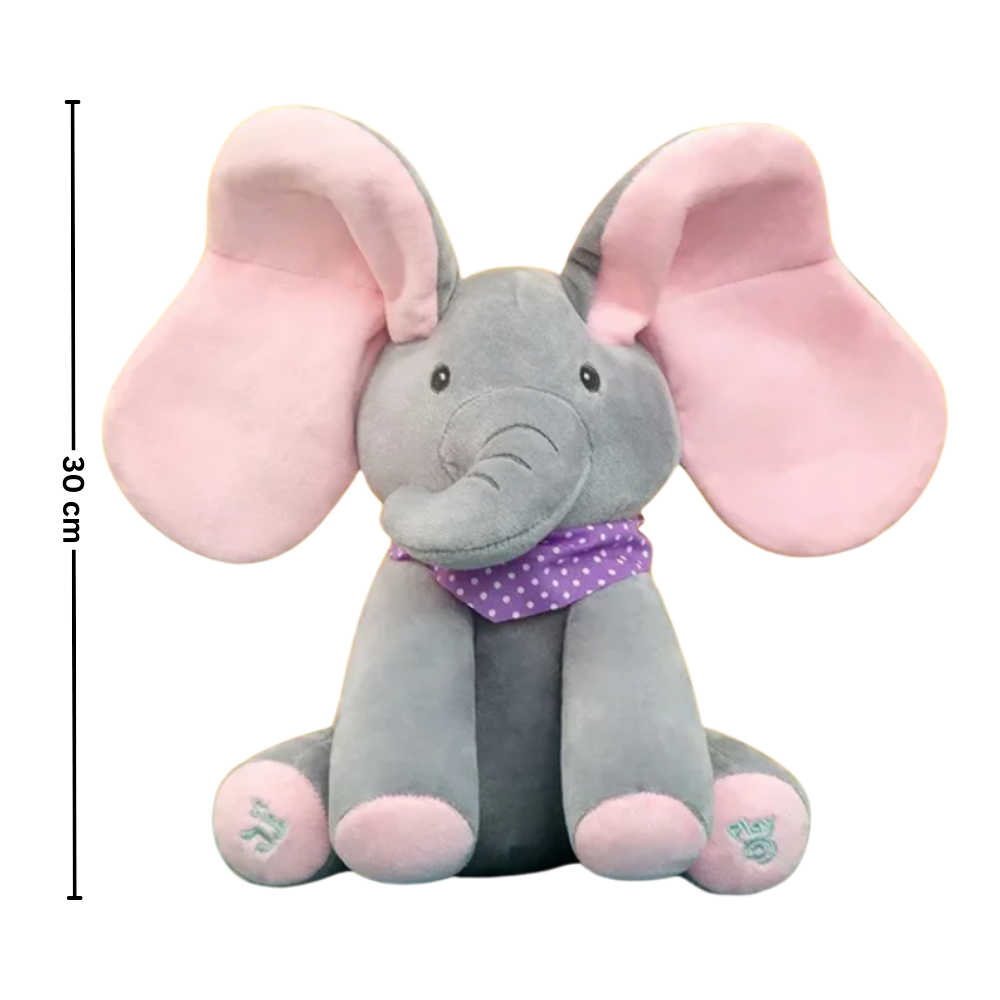 Peluche Éléphant interactif Peek a Boo - Ouistiprix