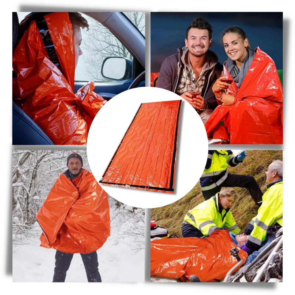 Sac De Couchage De Survie LATTCURE - Léger, Imperméable, Portable Pour Camping Et Randonnée