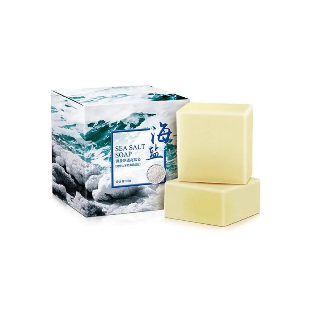 Savon anti acnéique au sel de mer naturel - Ouistiprix