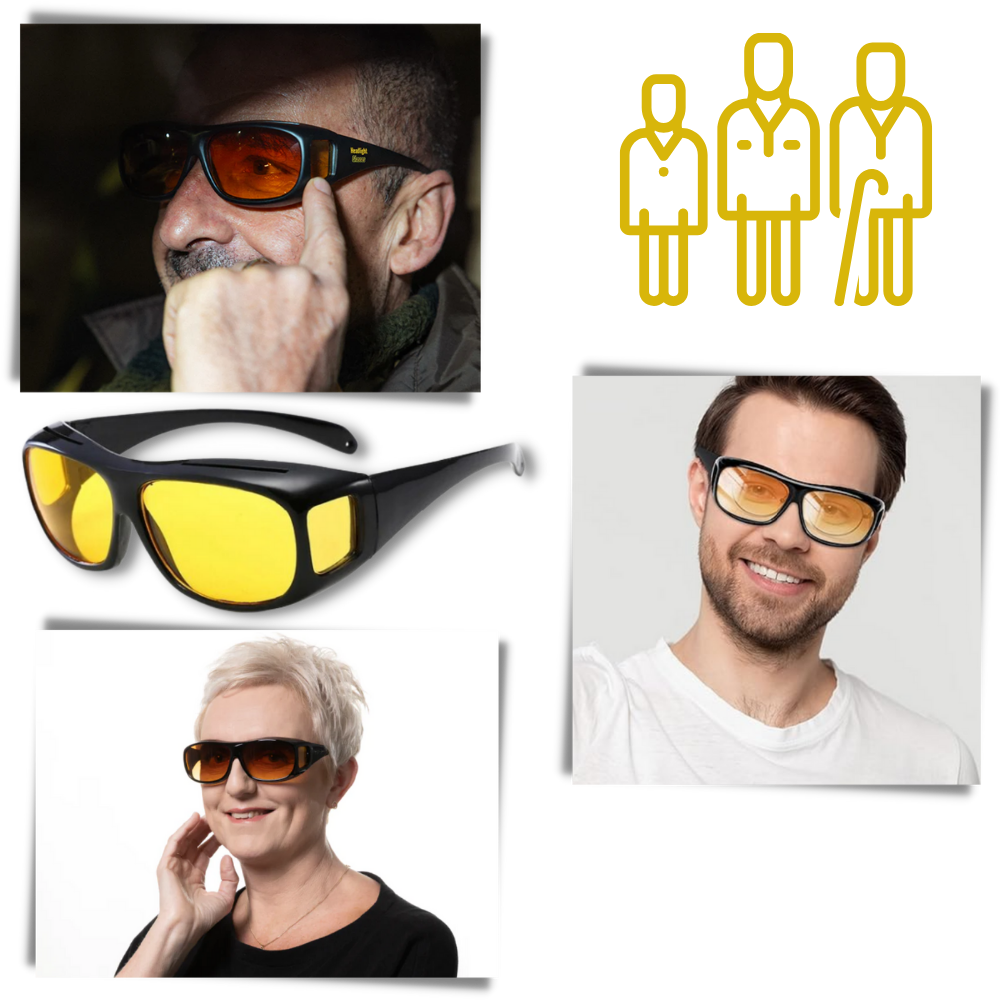 Lunettes de clarté pour la conduite de nuit
- Ouistiprix