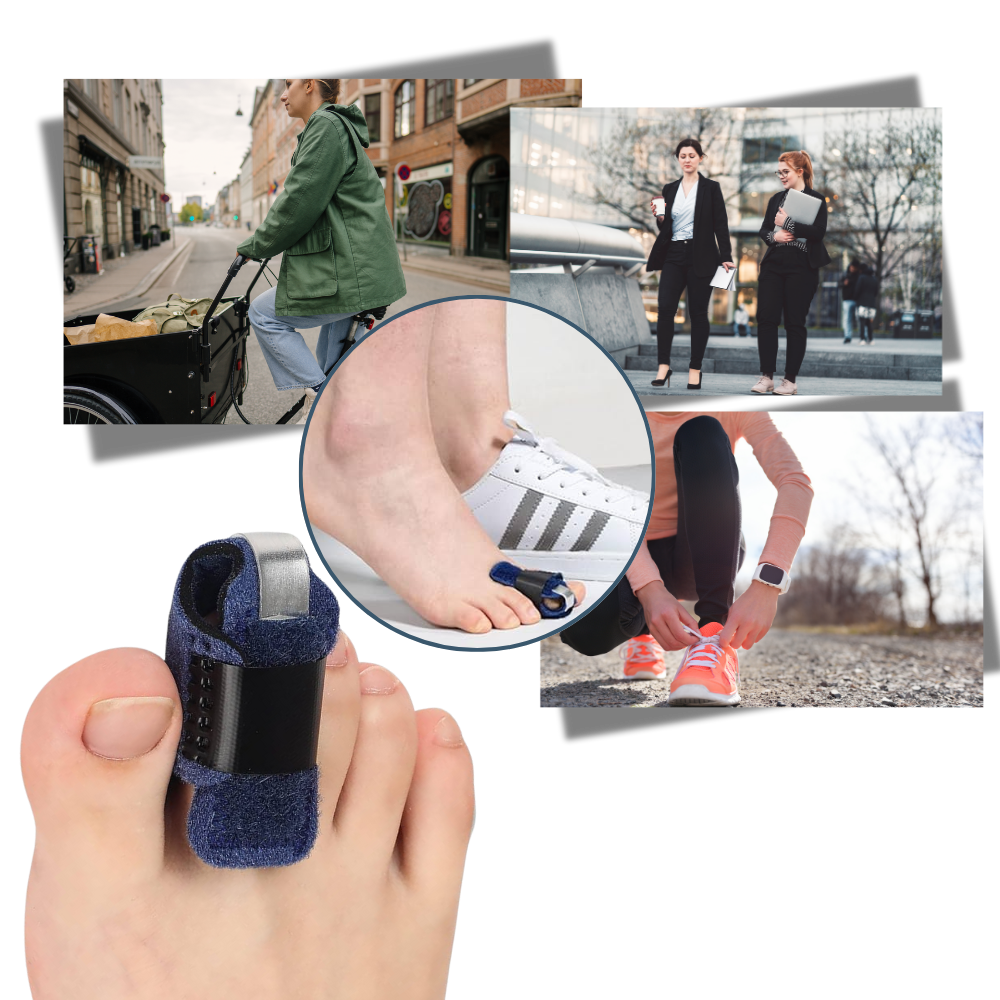 Redresseur d'orteils ajustable et discret - Ozerty