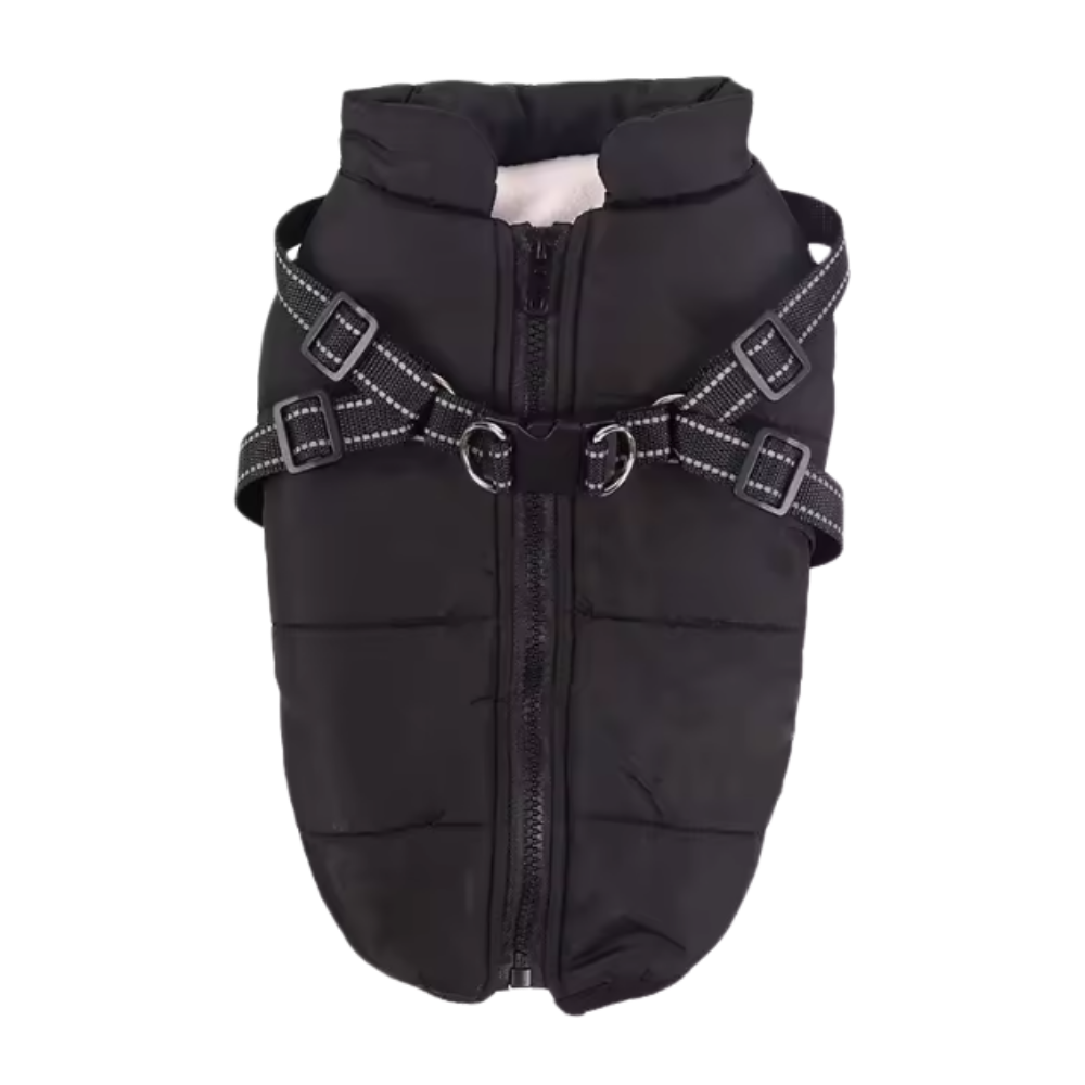 Veste d'hiver confortable pour chien -Noir - Ozerty