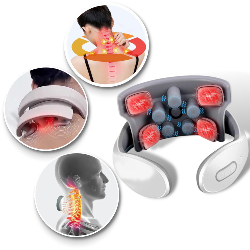 Masseur à quatre têtes pour le cou et les épaules

 - Ozerty