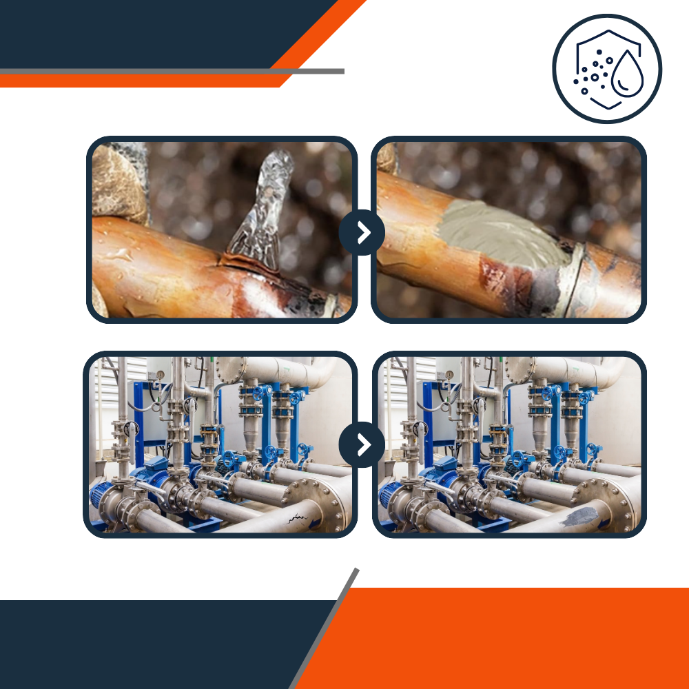 Colle à forte adhérence et étanche pour réparer le métal - Ozerty