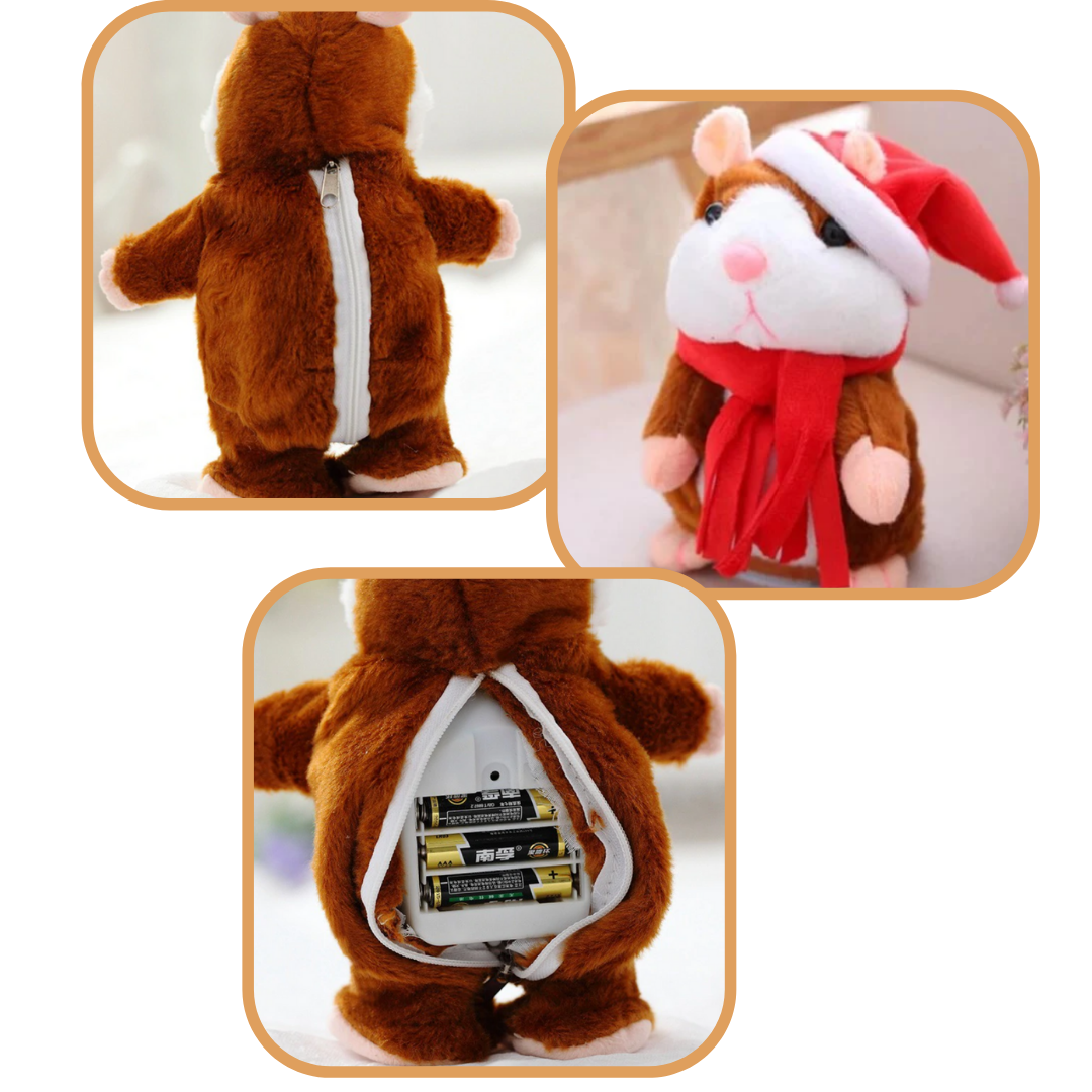 Peluche hamster parlant OuistiPrix