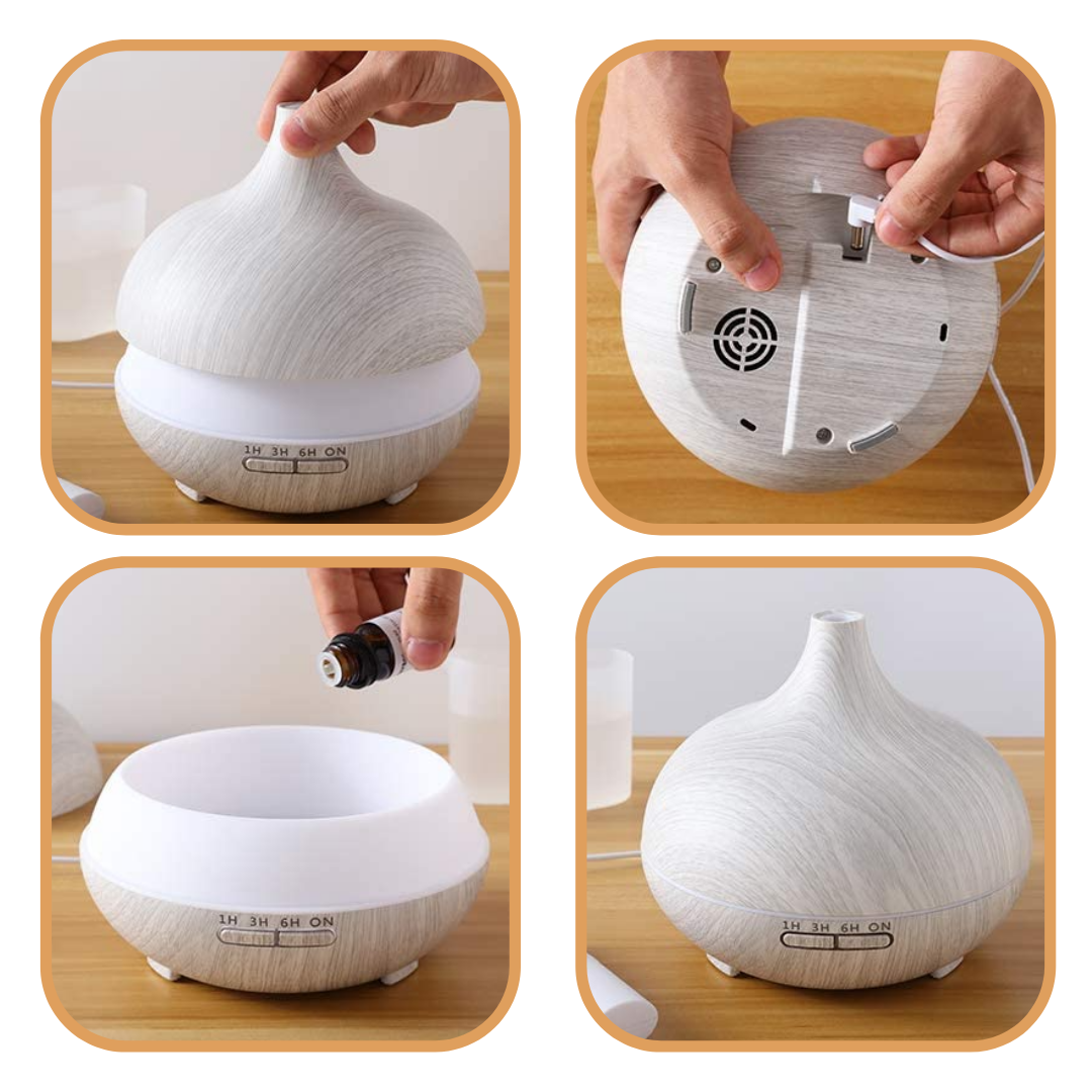 Diffuseur d'huiles essentielles et humidificateur