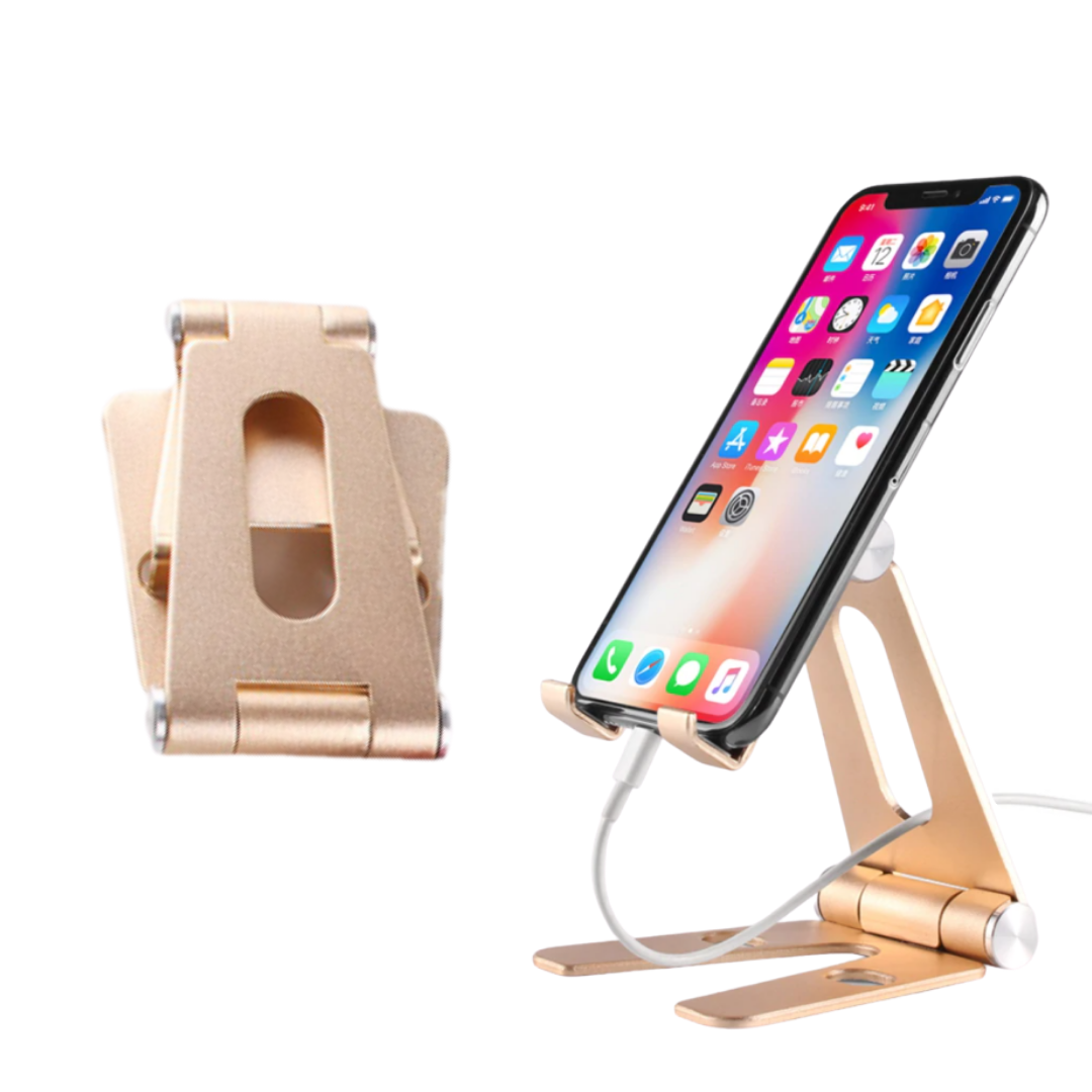 Support pivotant et pliable pour téléphone et tablette