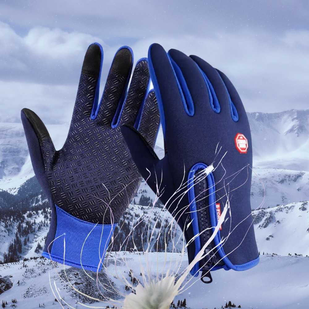 Acheter Gants de neige imperméables unisexe pour enfants, 1 paire,  antidérapants, chauds à cinq doigts, Protection contre le froid, Ski