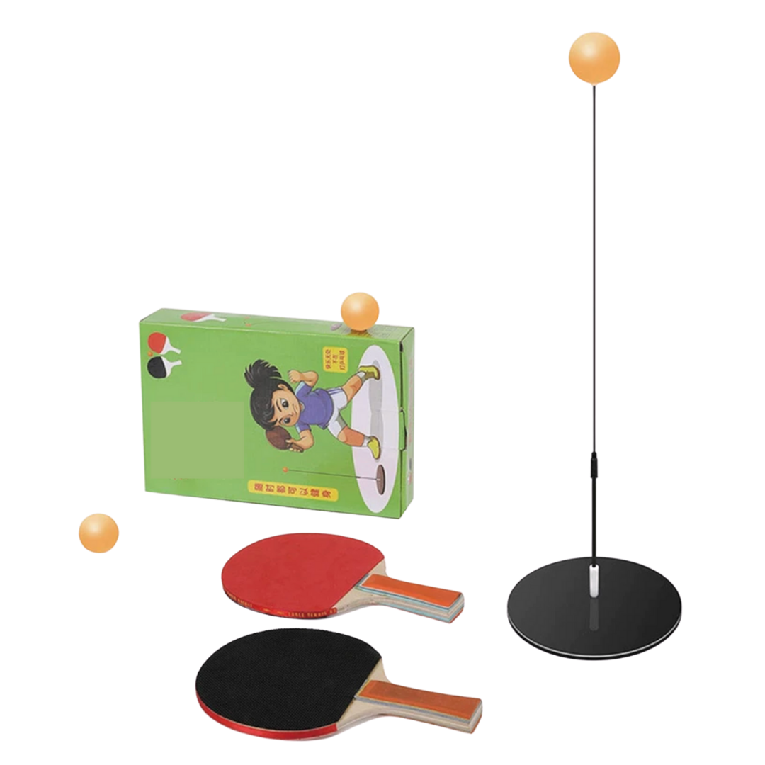 Ensemble de tennis de table suspendu intérieur portable, entraîneur de  balle de pingpong interactif Jeux de tennis de table suspendus pour les  enfants parents