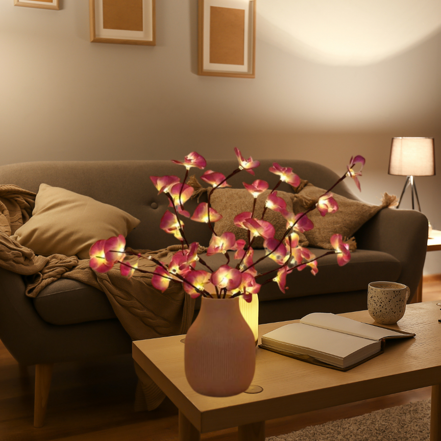 LED orchidée lumineuse