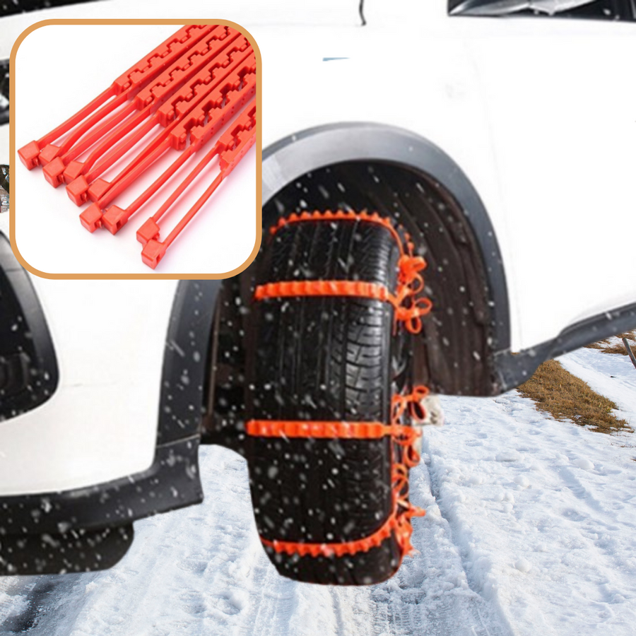 Chaines de neige pour voiture (pack de 10)