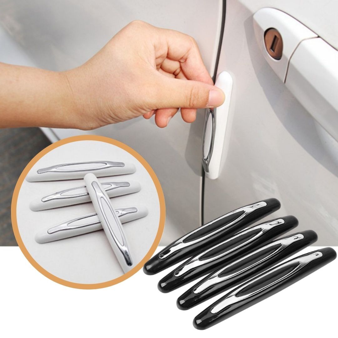 Bandes De Protection Anti-collision Pour Pare-chocs De Voiture - Autocollant En Caoutchouc PVC - Universel Pour Toutes Voitures, SUV, Pick-up - Lot De 2 - 10