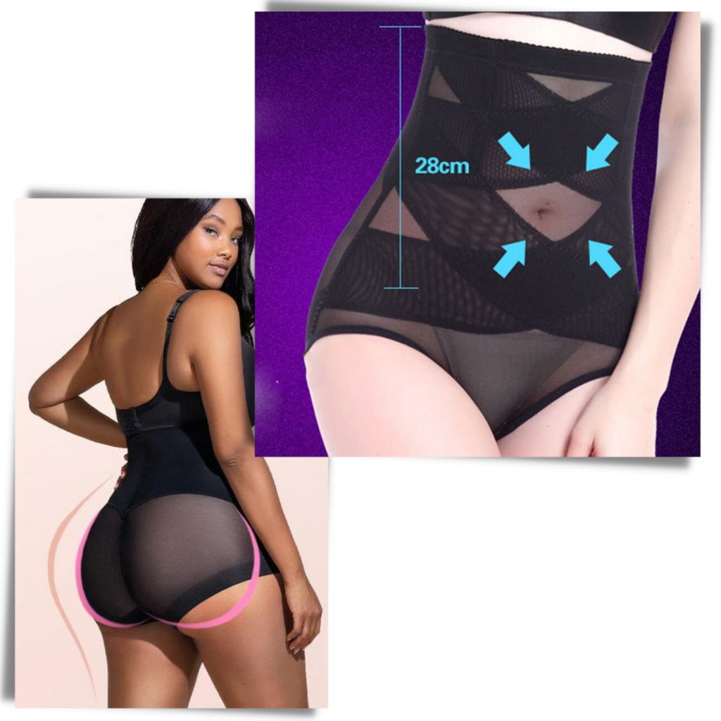 Sous-vêtements de maintien à compression croisée amincissante pour les abdominaux - Ouistiprix