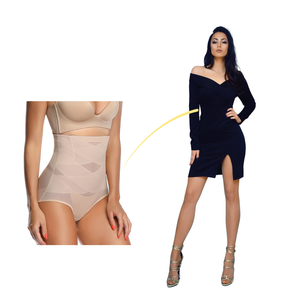 Sous-vêtements de maintien à compression croisée amincissante pour les abdominaux - Ouistiprix