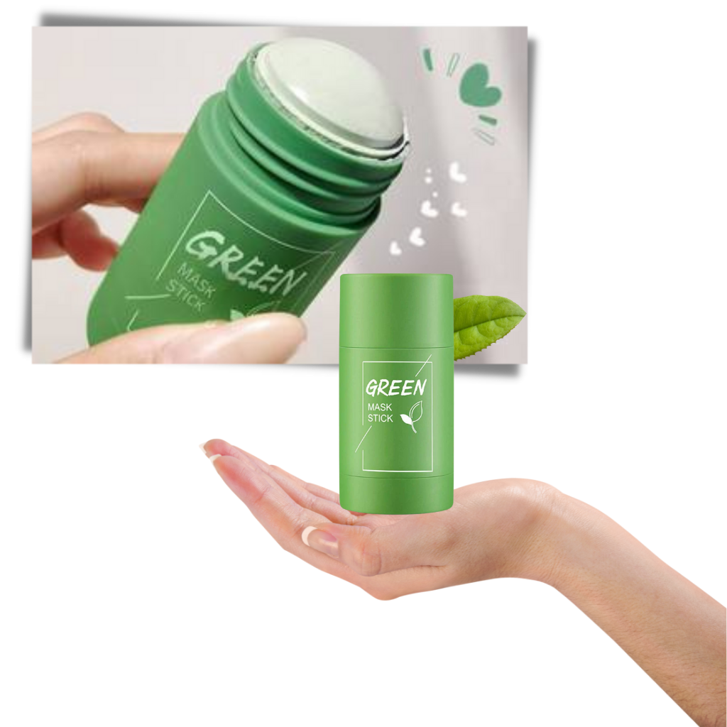Masque au thé vert pour le nettoyage en profondeur des pores et l'élimination des points noirs. - Ouistiprix