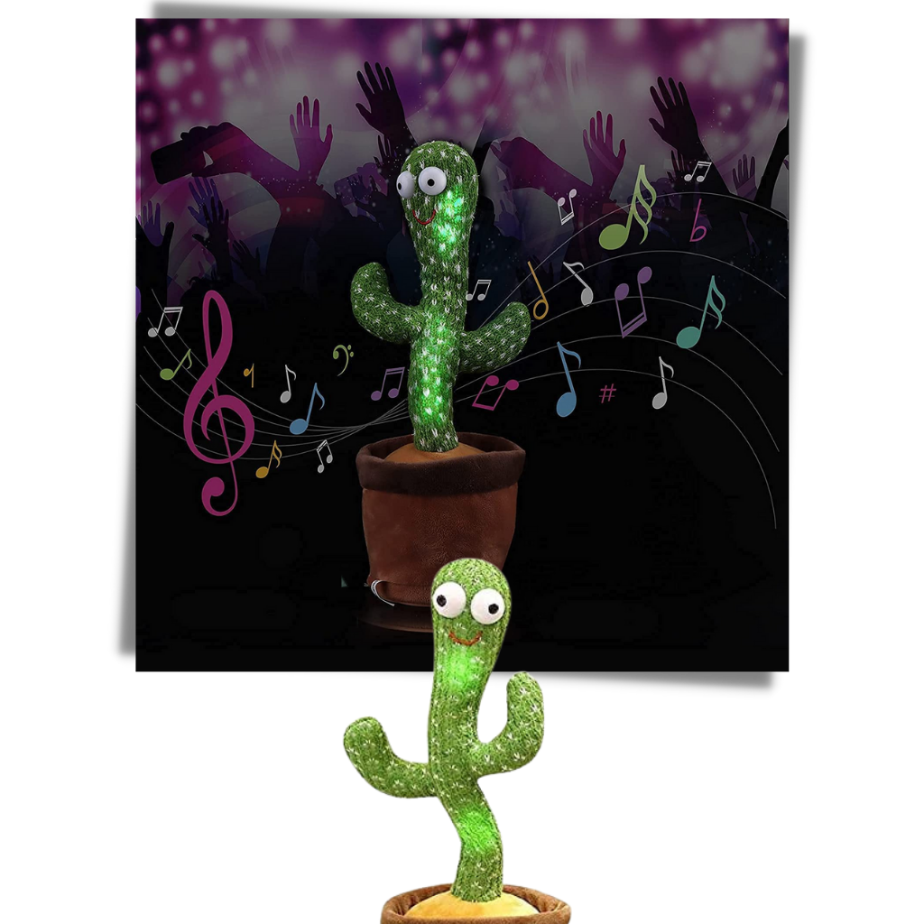 Le cactus dansant, le jouet de cactus parlant répétera ce que vous dites