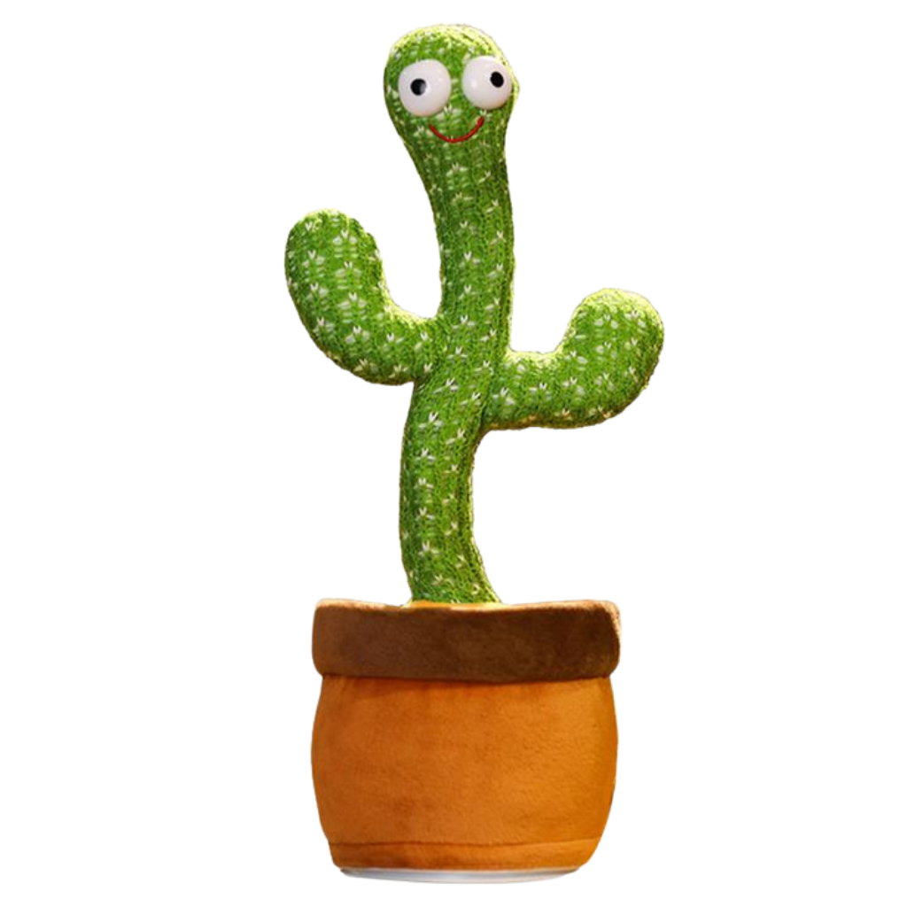 Jouet cactus qui danse et répète ce que vous dites - Ouistiprix