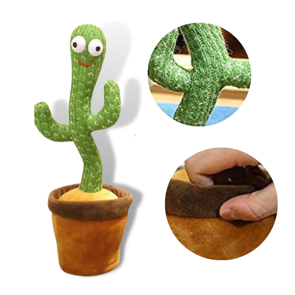 Cactus En Peluche Parlant Et Dansant - Jouet Interactif Pour Enfants, Apprentissage Du Langage