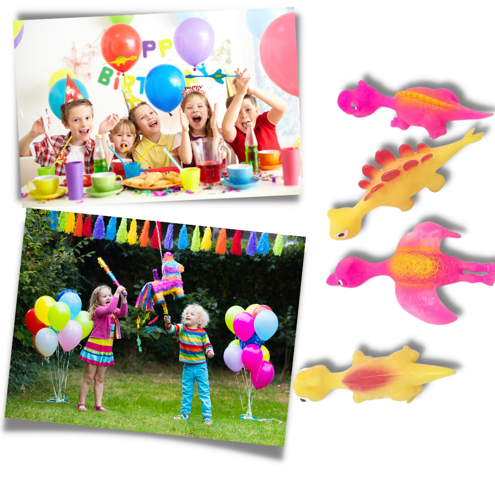 Catapulte Dinosaures collants  - Ouistiprix