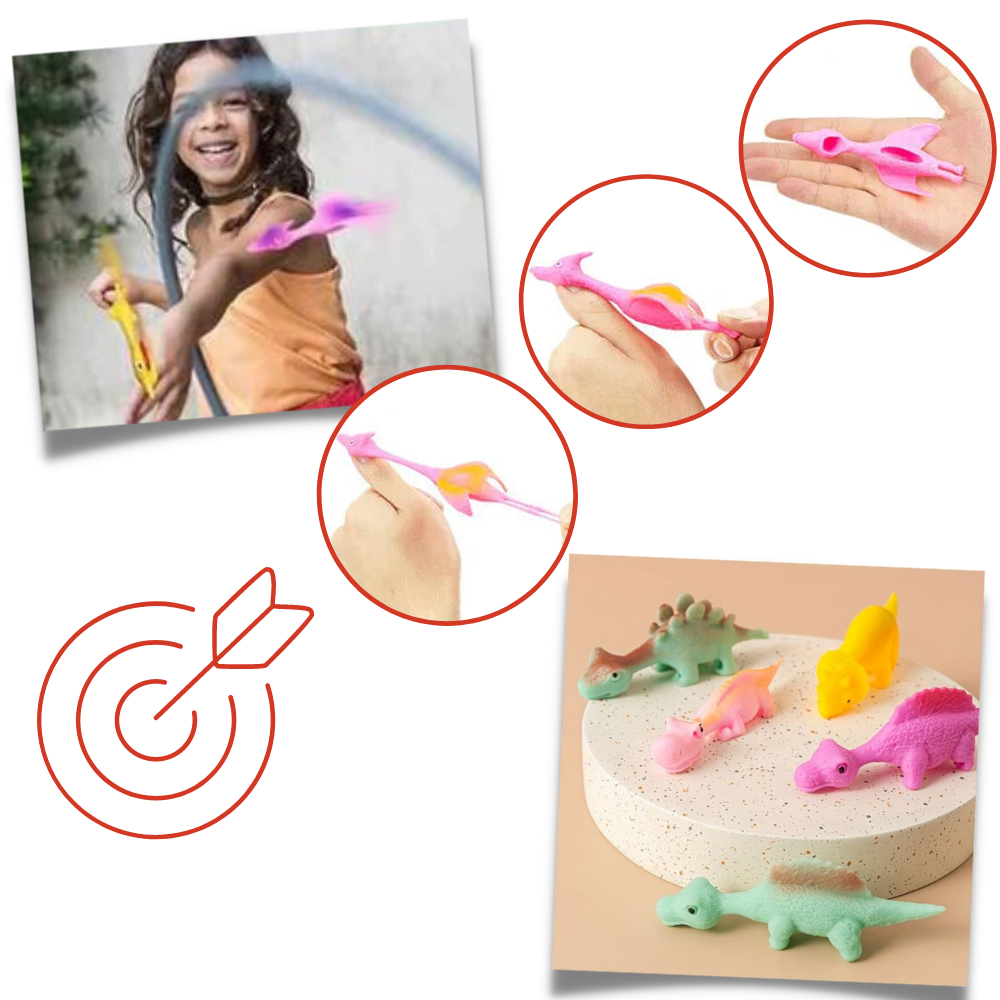 Catapulte Dinosaures collants  - Ouistiprix