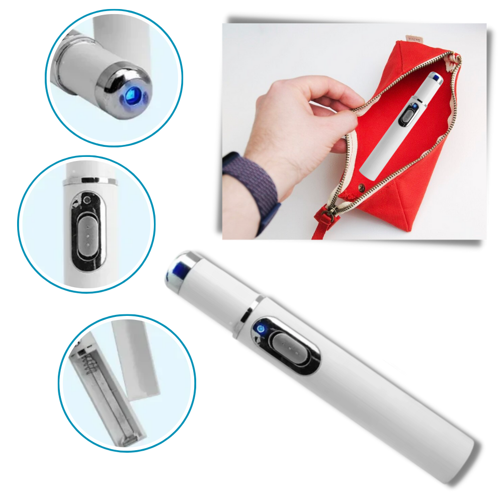 Stylo au laser bleu pour l'élimination des taches - Ouistiprix