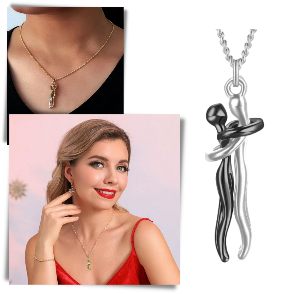 Collier de couple Câlin - Ouistiprix